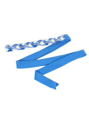 Hues of Blue Braided Headband/Belt