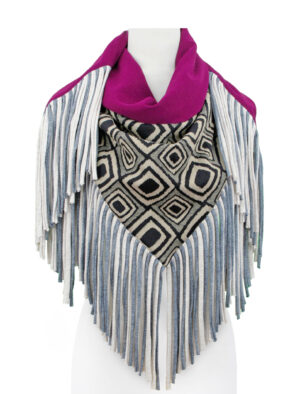 Multi-Colored and Multi-Patterned Folk Wrap