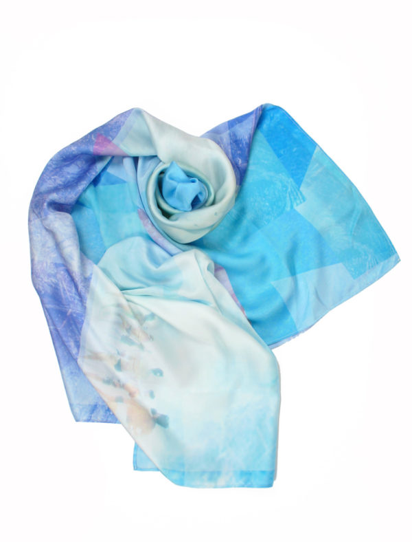 Ocean Inspired Multi-Patterned Lily Wrap