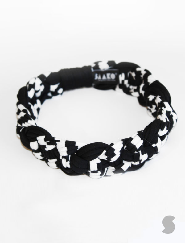 Black and White Patterned Headband