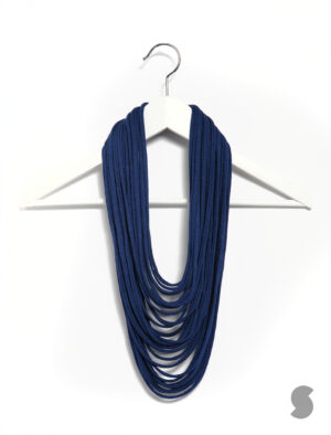 Dark Blue Scarf-Lace
