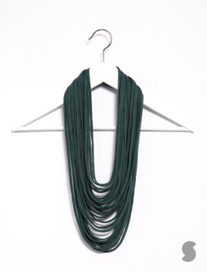 Dark Green Scarf-Lace