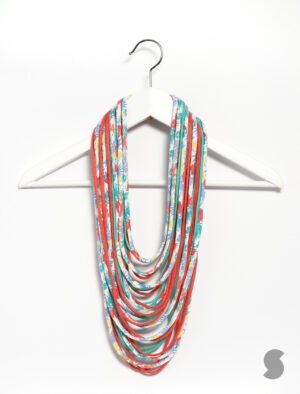 Tropical Print Scarf-Lace