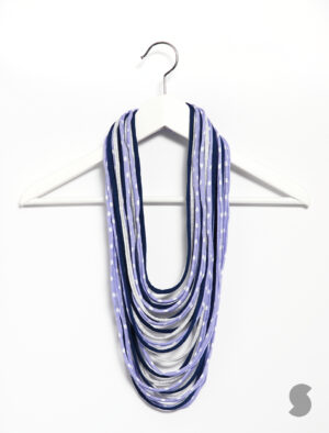 Polka-Dot Pastel Scarf-Lace