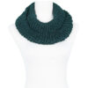 Pine Green Knit Loop Scarf
